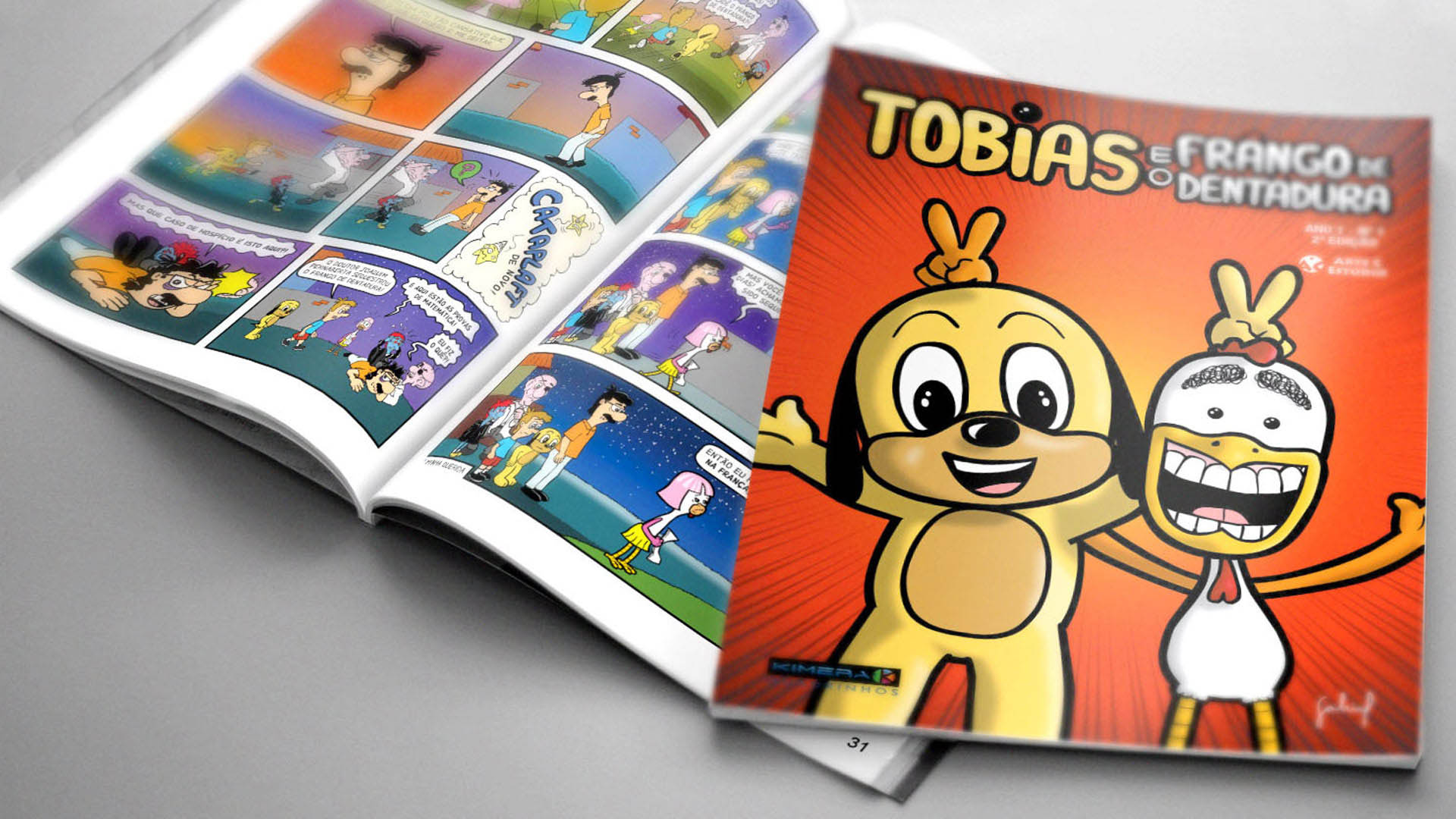 Revista Tobias e o Frango de Dentadura n.º1