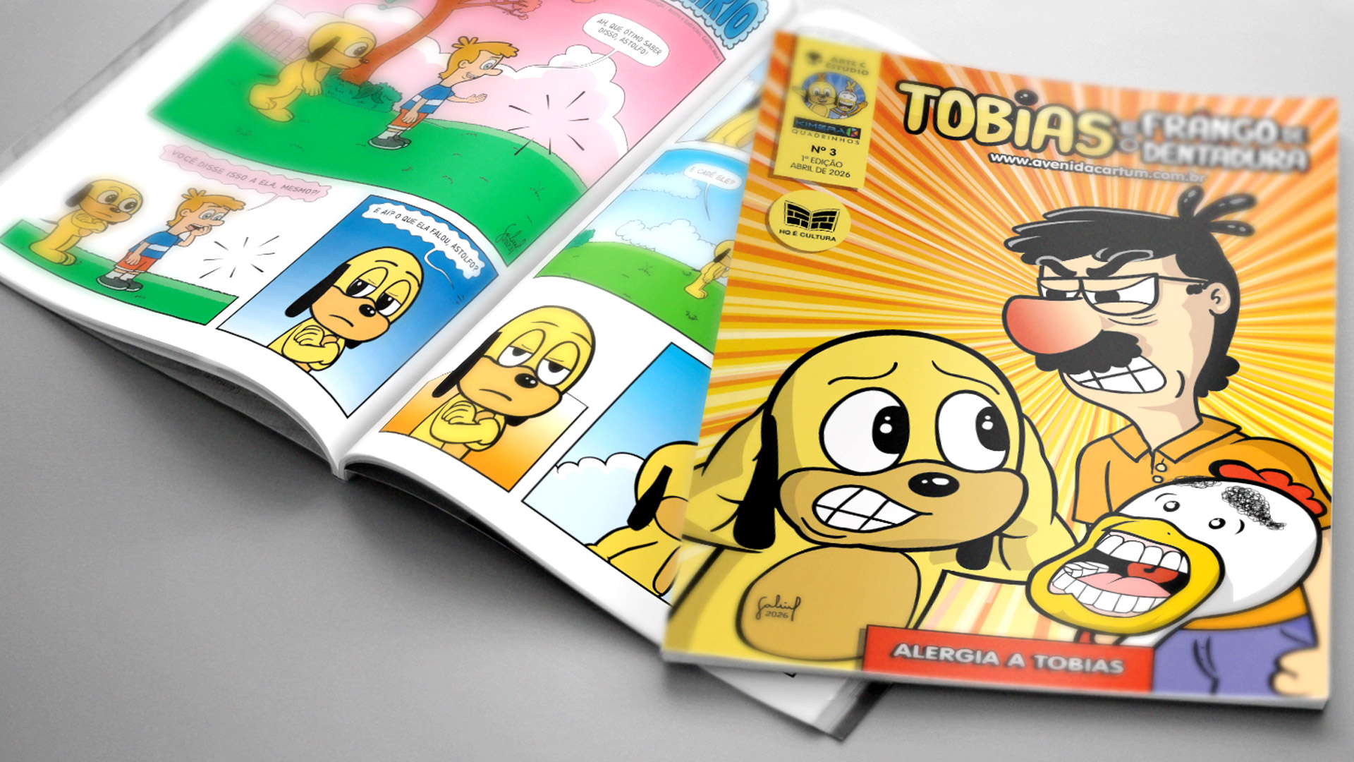 Revista Tobias e o Frango de Dentadura n.º3