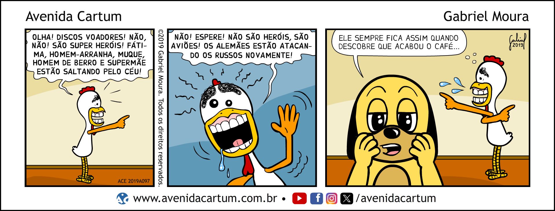 Acabou o Café: Histórias em Quadrinhos Infantis - Avenida Cartum