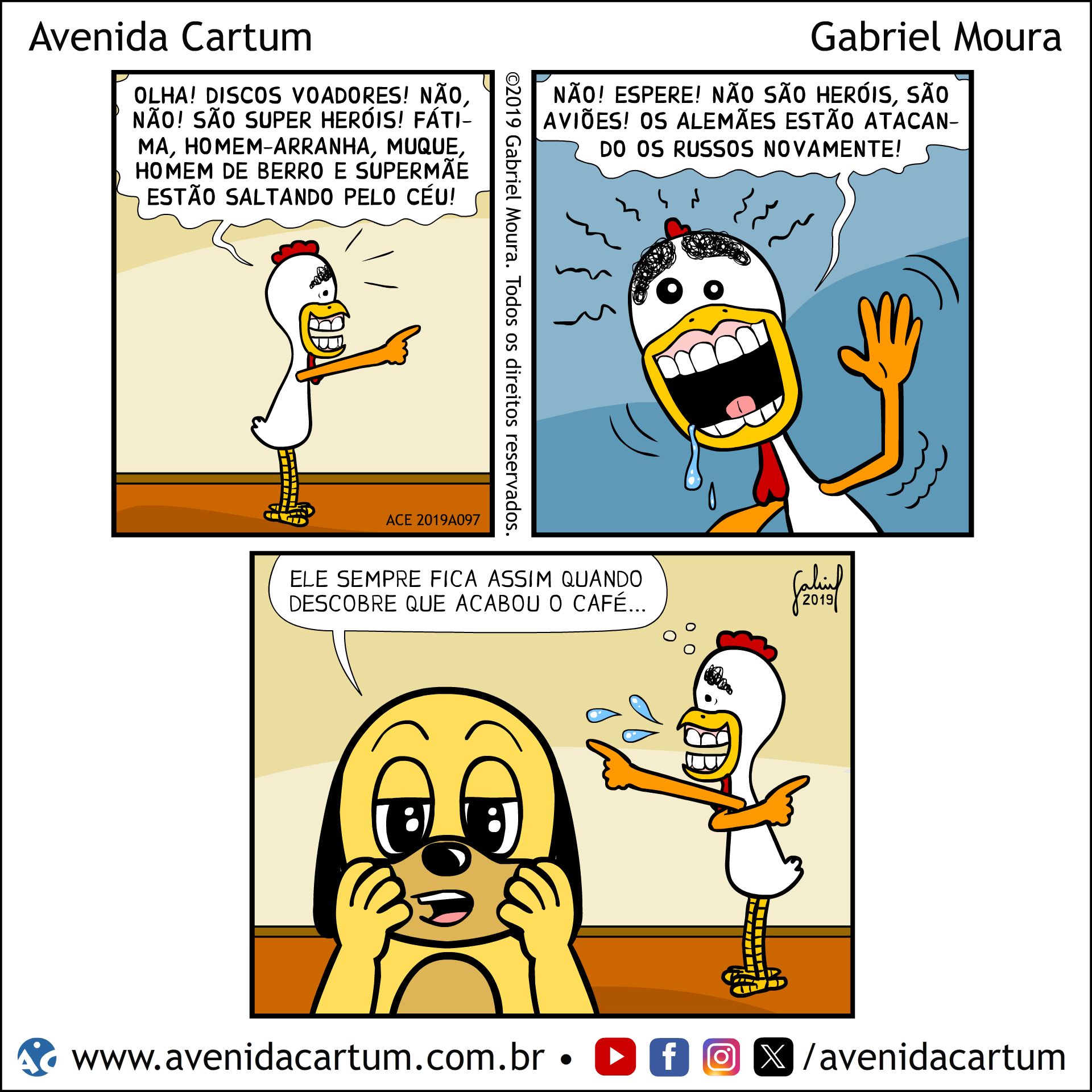 Acabou o Café: Histórias em Quadrinhos Infantis - Avenida Cartum