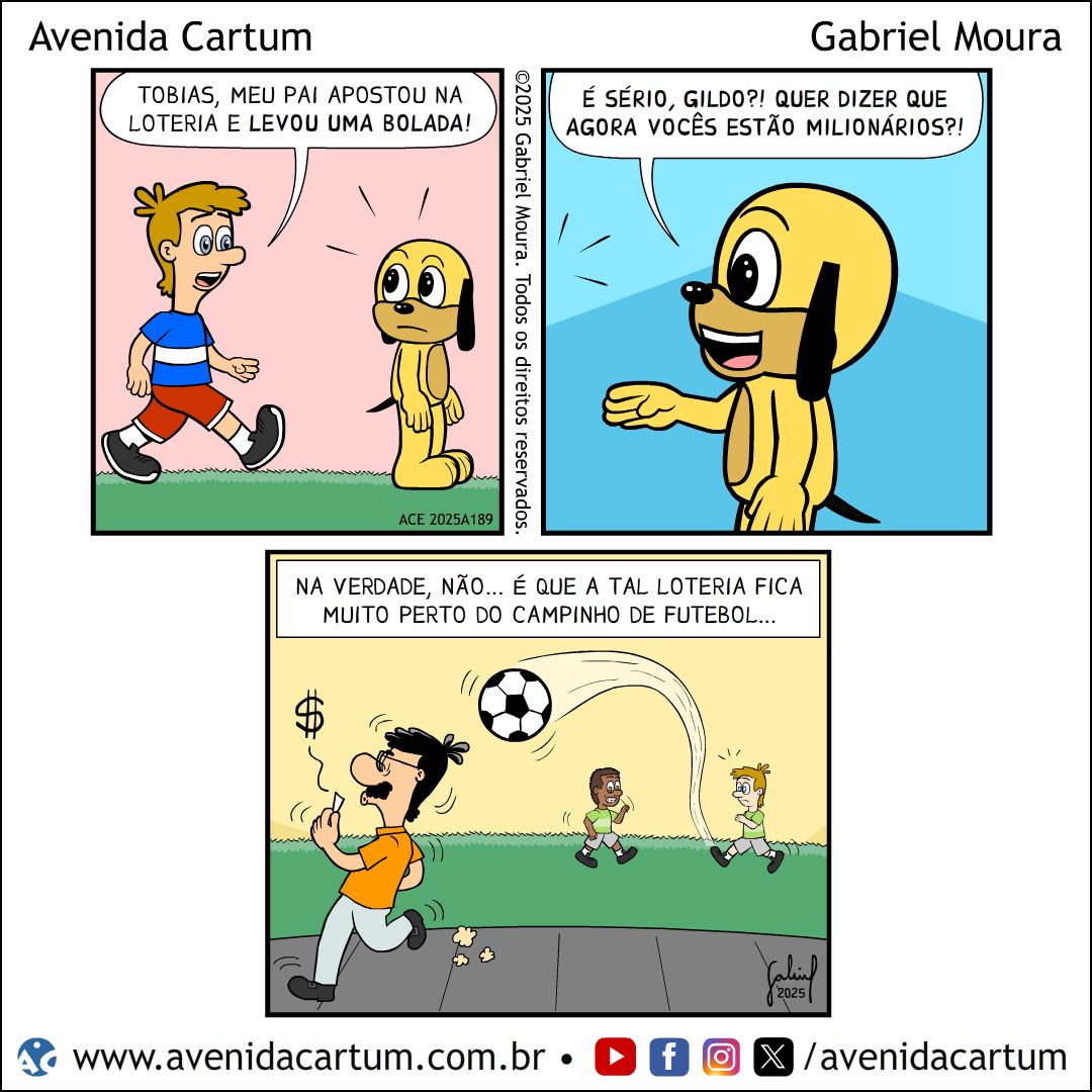 Bolada na Loteria: Histórias em Quadrinhos Infantis - Avenida Cartum