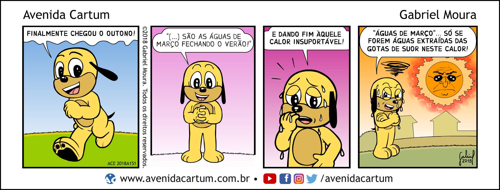 Chegou o Outono: Histórias em Quadrinhos Infantis - Avenida Cartum
