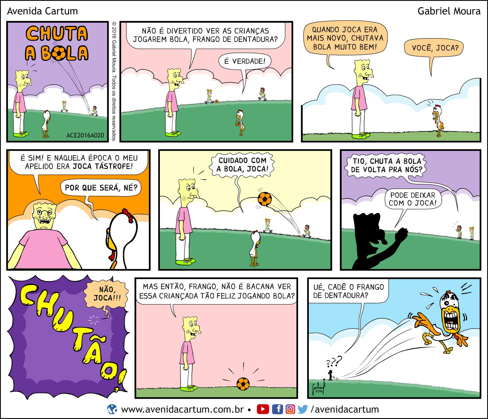Chuta a Bola!: Histórias em Quadrinhos Infantis - Avenida Cartum