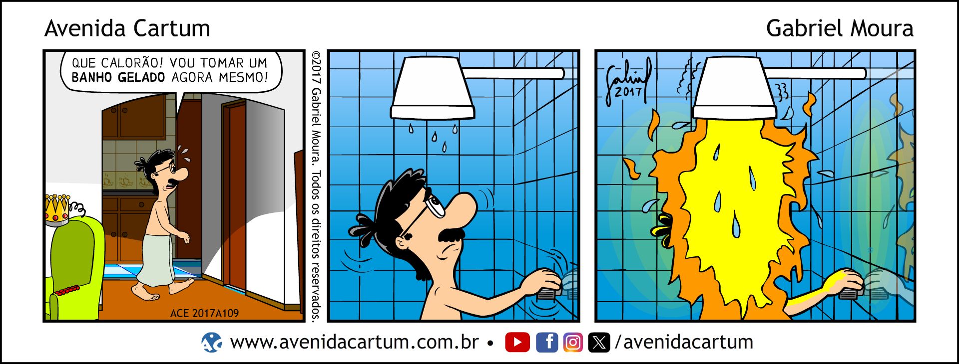 Chuveiro Quente no Verão: Histórias em Quadrinhos Infantis - Avenida Cartum