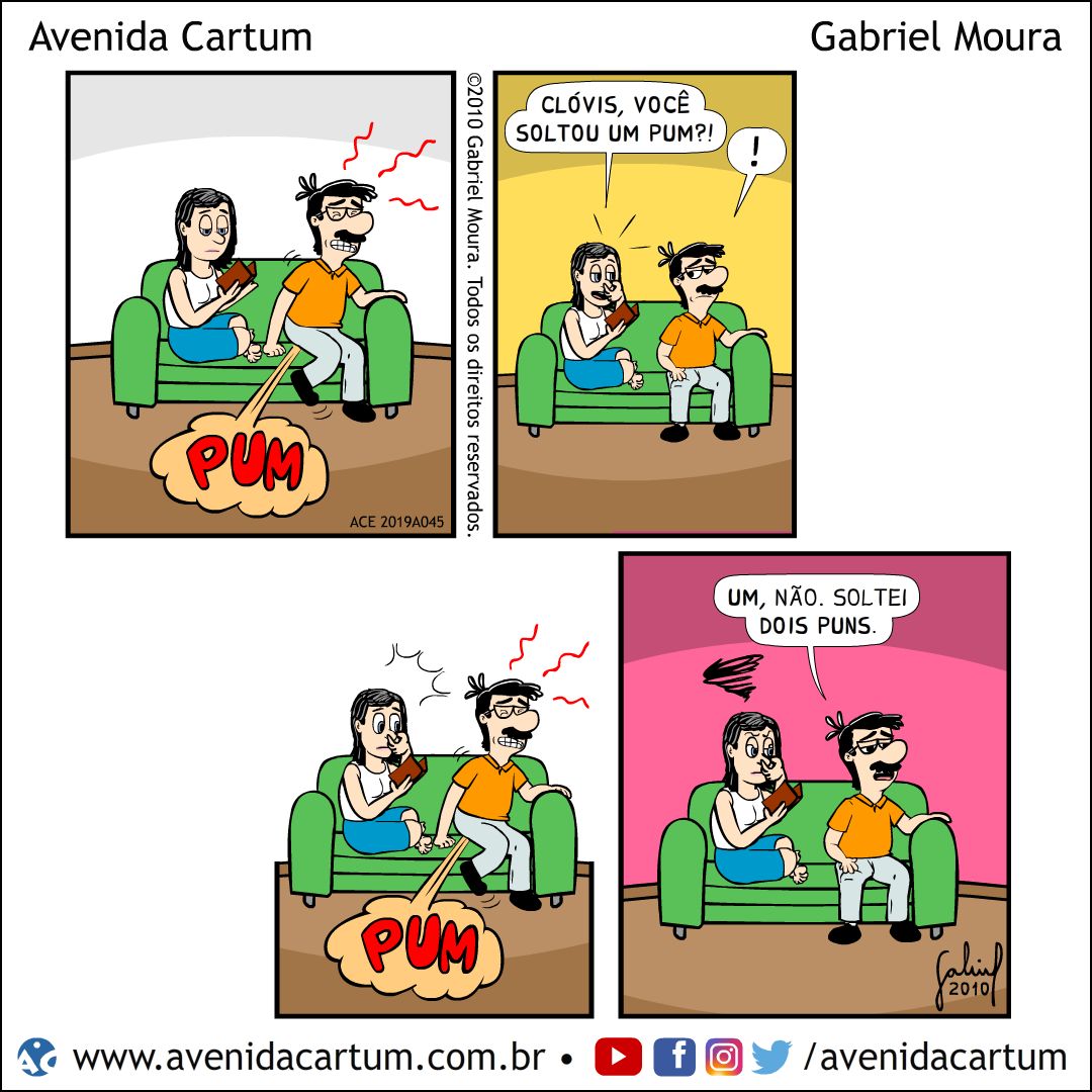 Clóvis Soltou um Pum: Histórias em Quadrinhos Infantis - Avenida Cartum