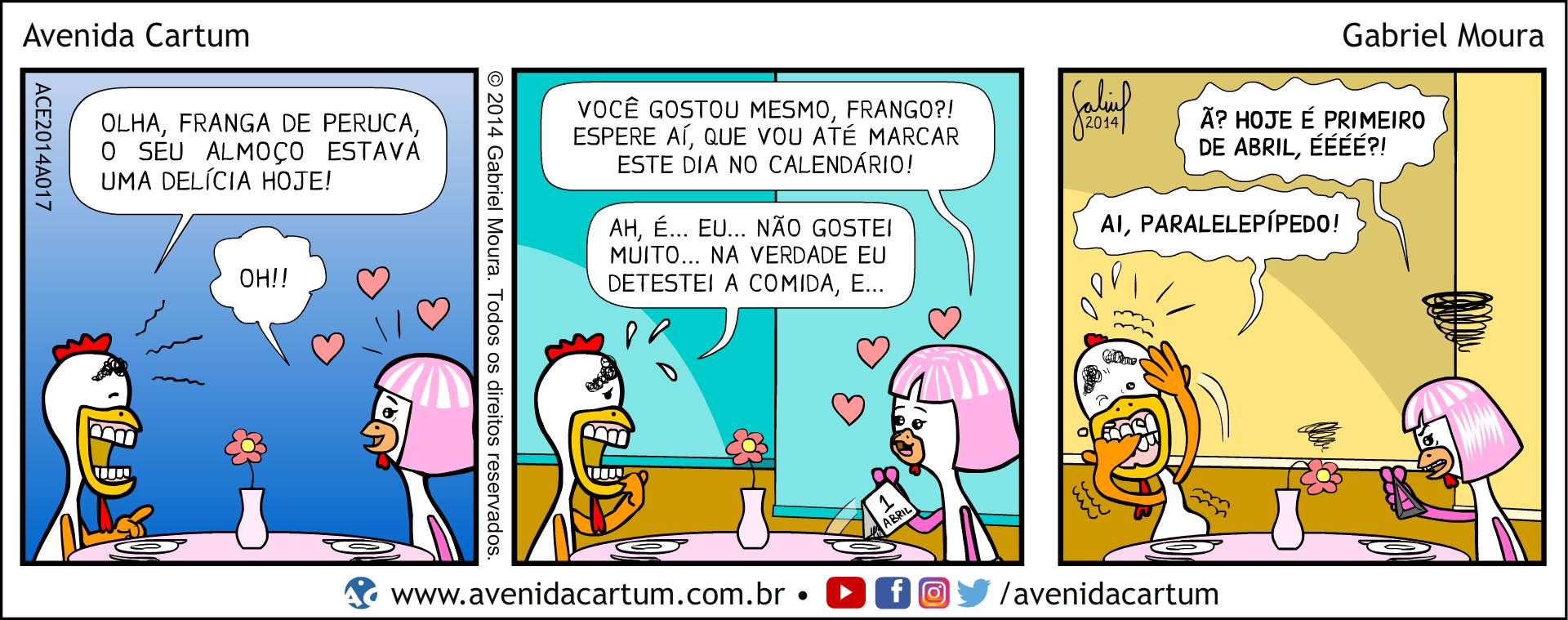 Elogio de Primeiro de Abril: Histórias em Quadrinhos Infantis - Avenida Cartum