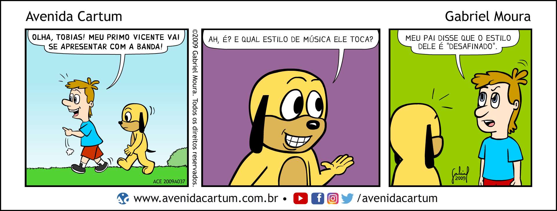 Estilo Musical: Histórias em Quadrinhos Infantis - Avenida Cartum