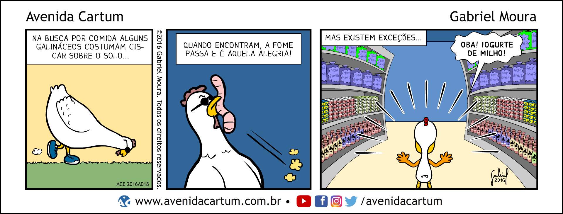 Exceções do Frango de Dentadura: Histórias em Quadrinhos Infantis - Avenida Cartum