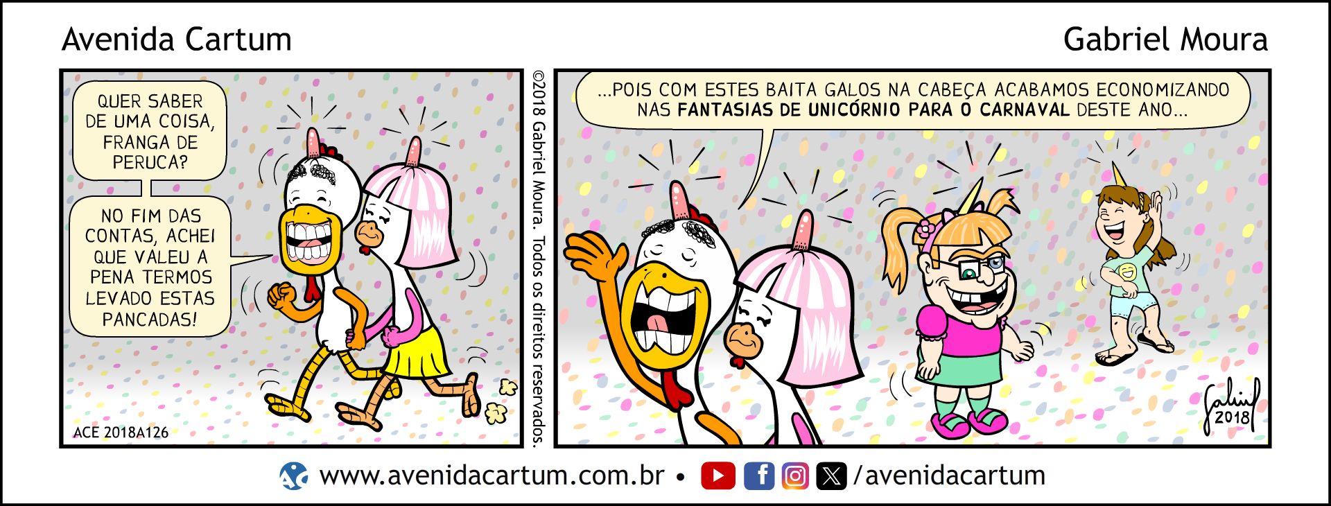 Fantasia de Carnaval: Histórias em Quadrinhos Infantis - Avenida Cartum