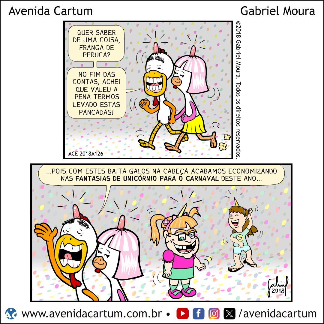 Fantasia de Carnaval: Histórias em Quadrinhos Infantis - Avenida Cartum