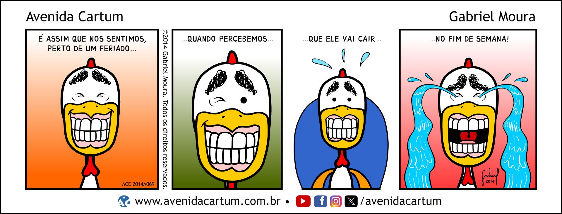 Feriado em Dia Errado: Histórias em Quadrinhos Infantis - Avenida Cartum