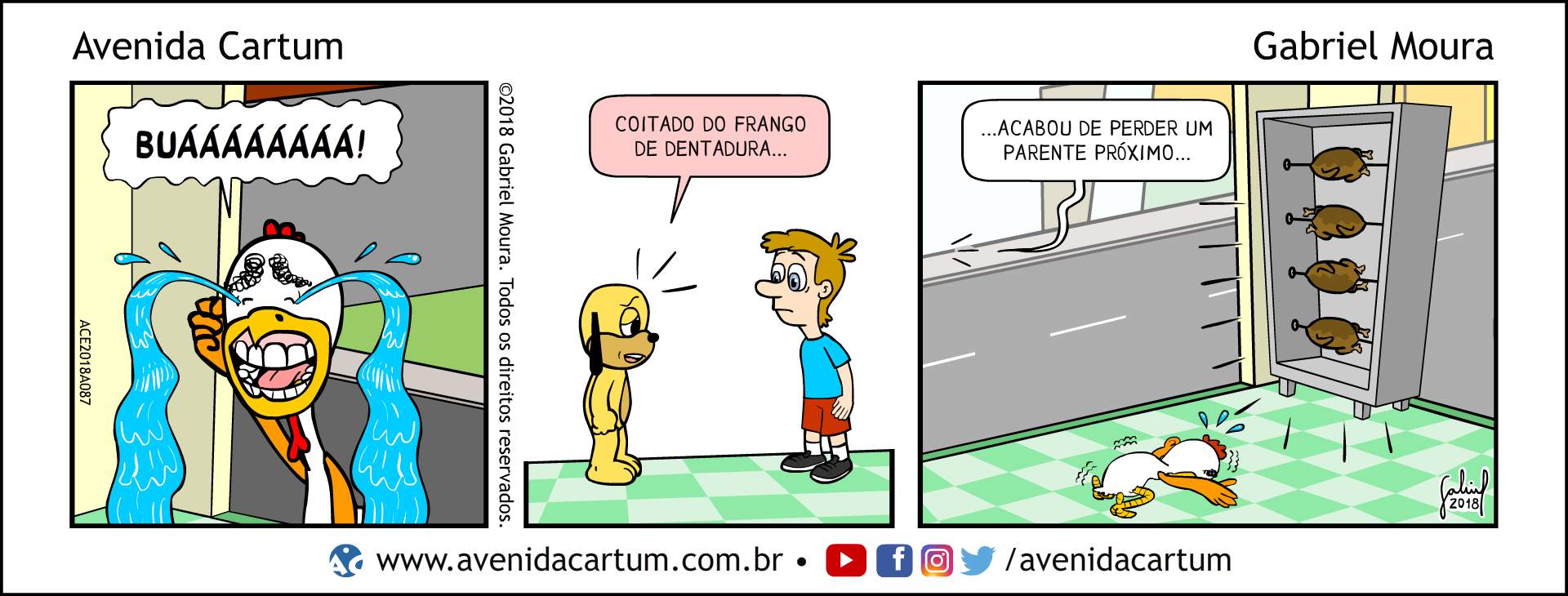 Lágrimas e Dentadura: Histórias em Quadrinhos Infantis - Avenida Cartum