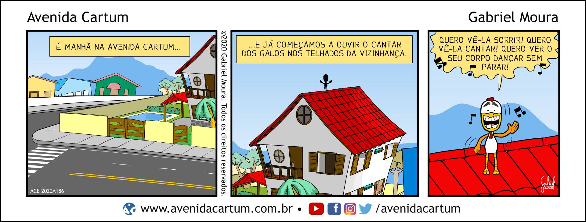 O Cantar dos Galos: Histórias em Quadrinhos Infantis - Avenida Cartum