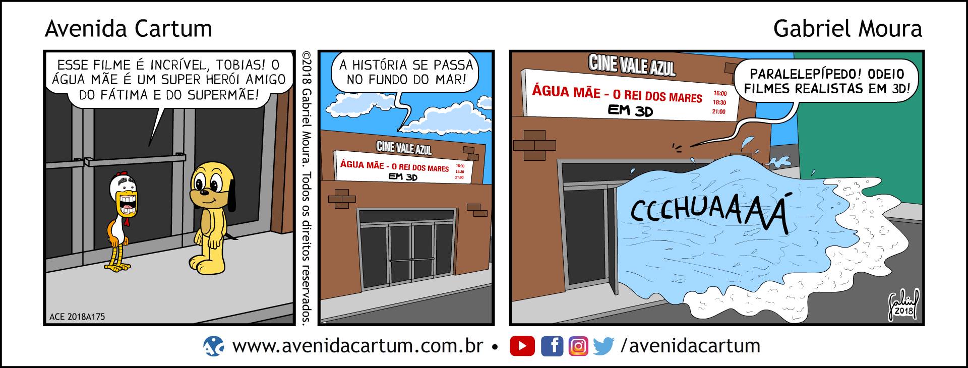 O Filme do Água Mãe: Histórias em Quadrinhos Infantis - Avenida Cartum