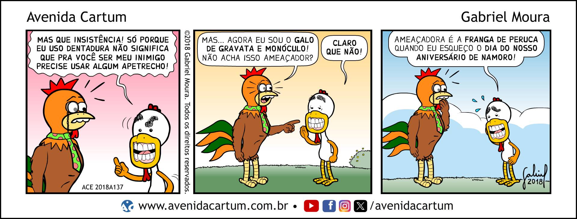 O Galo de Monóculo: Histórias em Quadrinhos Infantis - Avenida Cartum