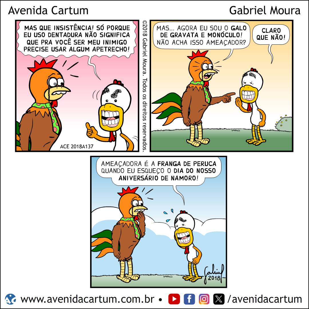 O Galo de Monóculo: Histórias em Quadrinhos Infantis - Avenida Cartum