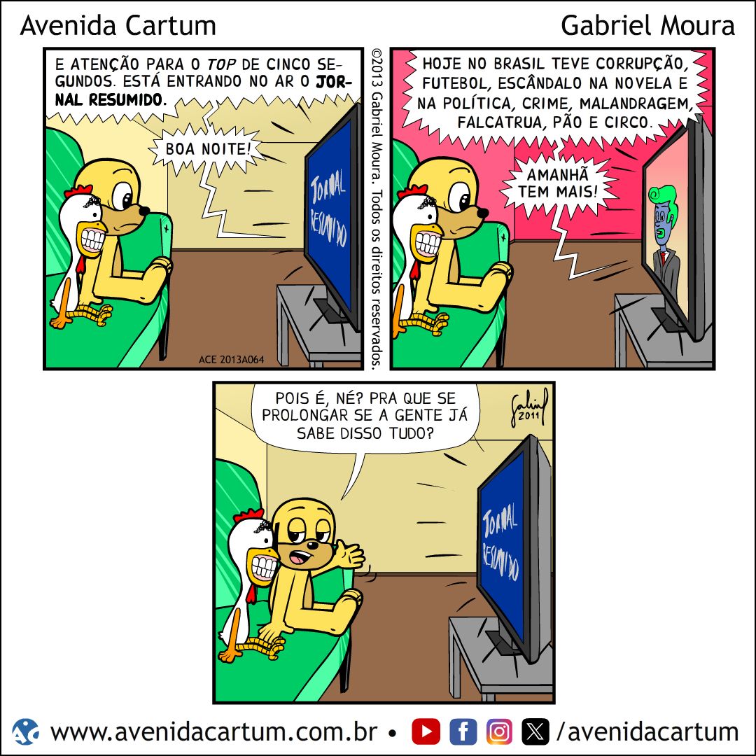 O Jornal Resumido: Histórias em Quadrinhos Infantis - Avenida Cartum