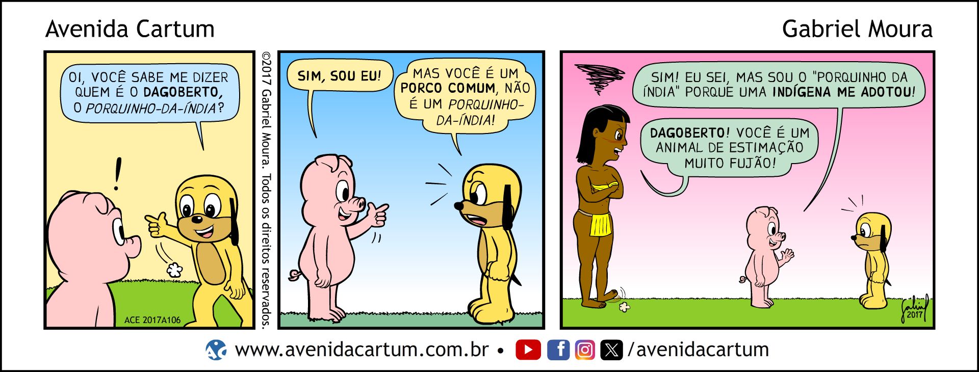 O Porquinho-da-Índia: Histórias em Quadrinhos Infantis - Avenida Cartum