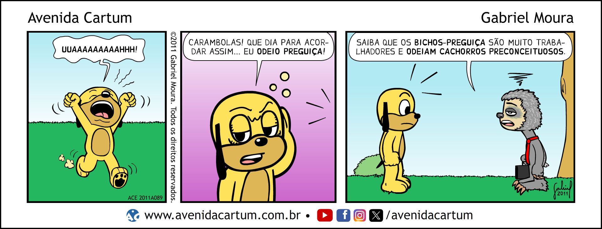 Odeio Preguiça!: Histórias em Quadrinhos Infantis - Avenida Cartum