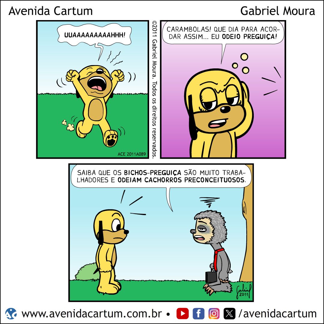 Odeio Preguiça!: Histórias em Quadrinhos Infantis - Avenida Cartum