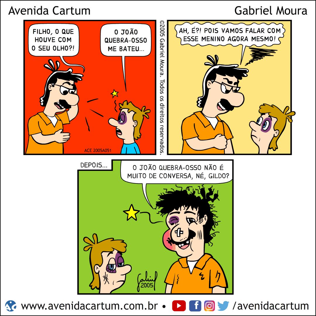 Olho Roxo na Escola: Histórias em Quadrinhos Infantis - Avenida Cartum