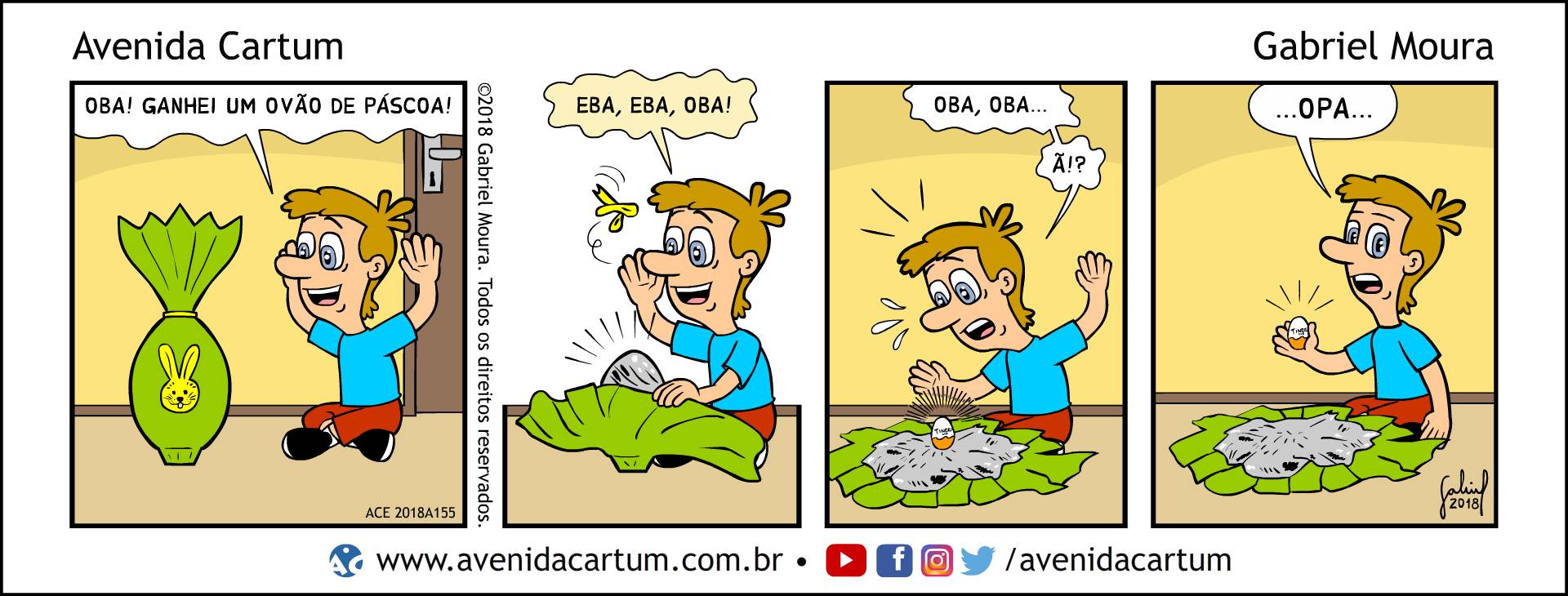 Ovo de Páscoa: Histórias em Quadrinhos Infantis - Avenida Cartum