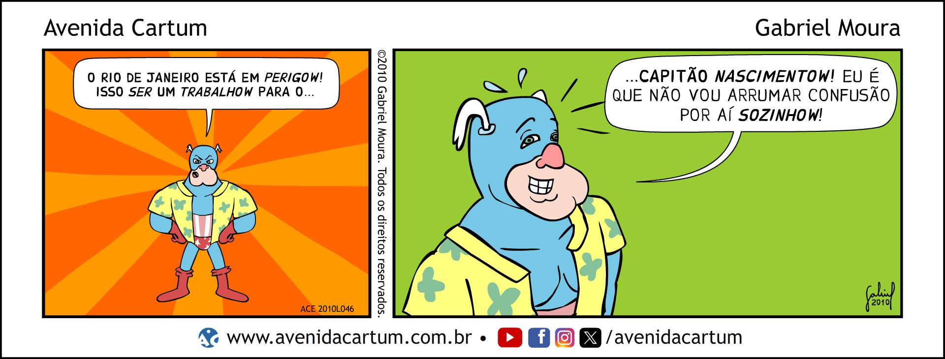 Perigo no Rio de Janeiro: Histórias em Quadrinhos Infantis - Avenida Cartum