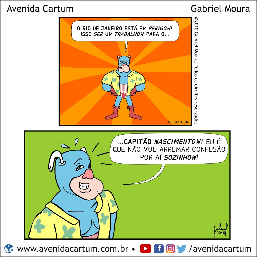 Perigo no Rio de Janeiro: Histórias em Quadrinhos Infantis - Avenida Cartum