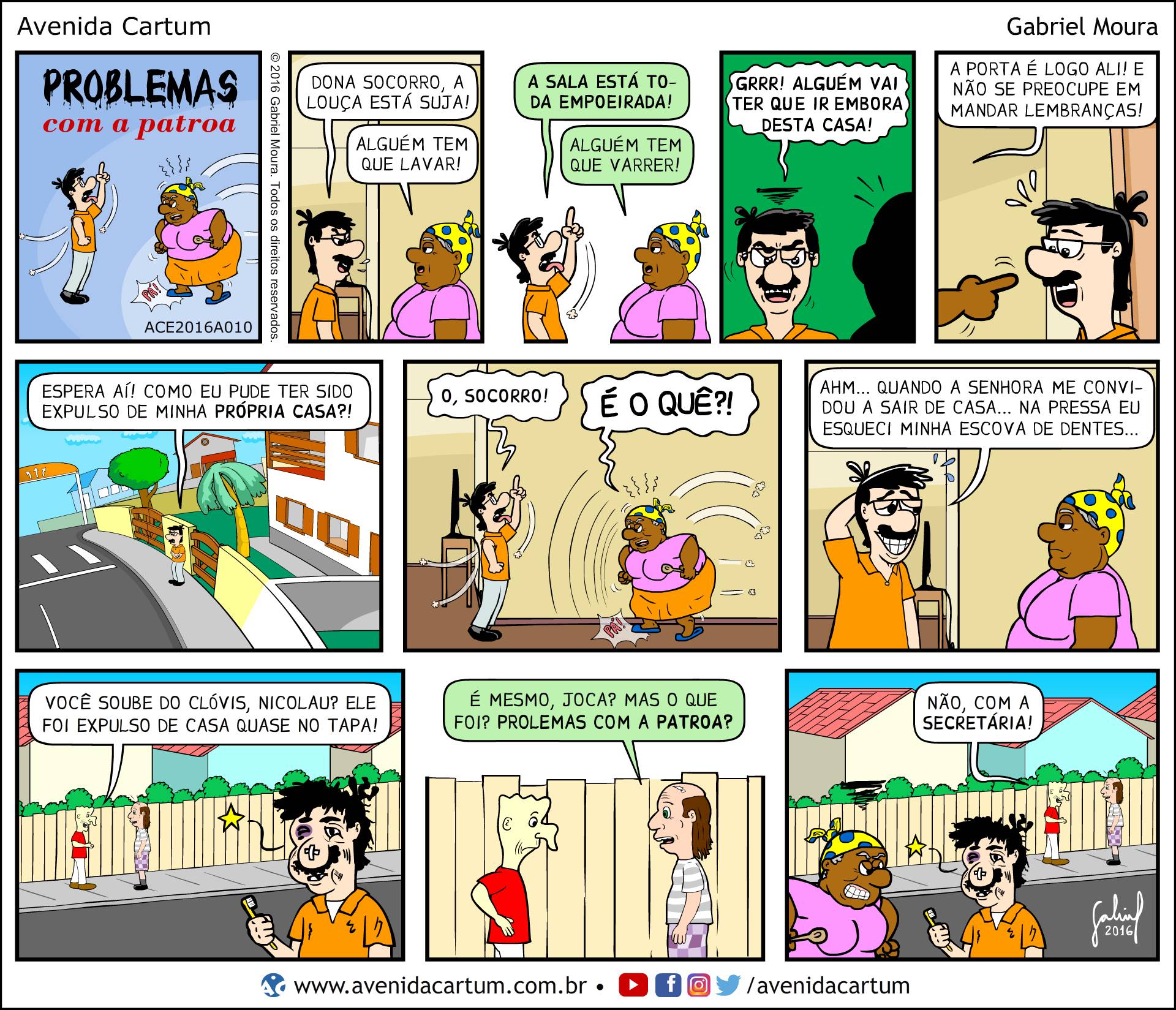 Problemas com a Patroa: Histórias em Quadrinhos Infantis - Avenida Cartum