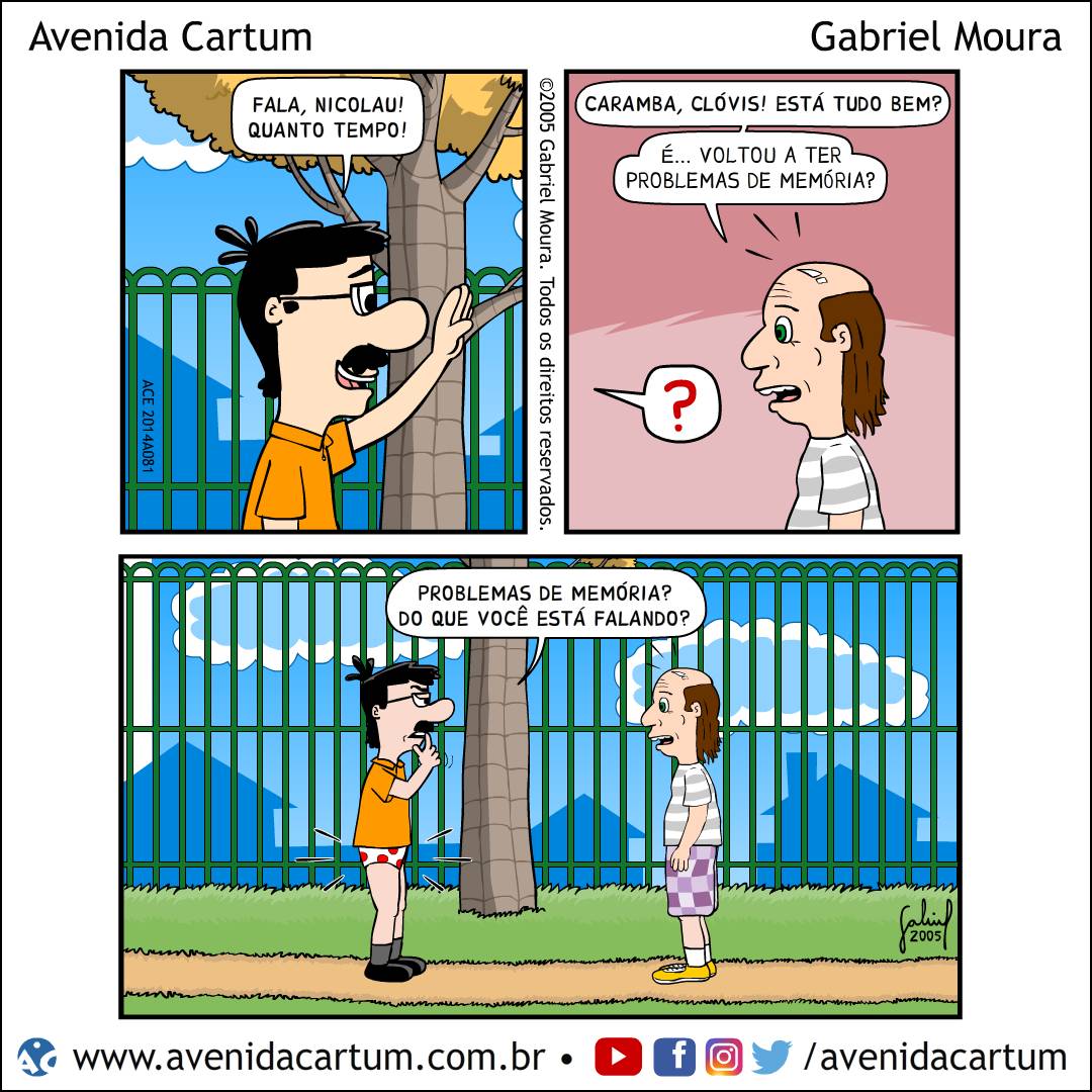 Problemas de Memória: Histórias em Quadrinhos Infantis - Avenida Cartum