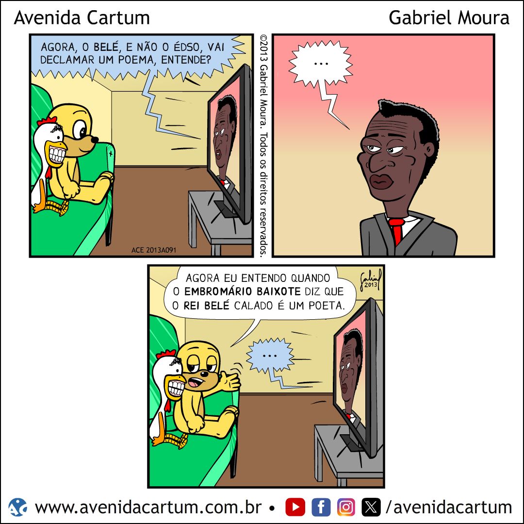 Rei Belé, o Poeta da Bola: Histórias em Quadrinhos Infantis - Avenida Cartum