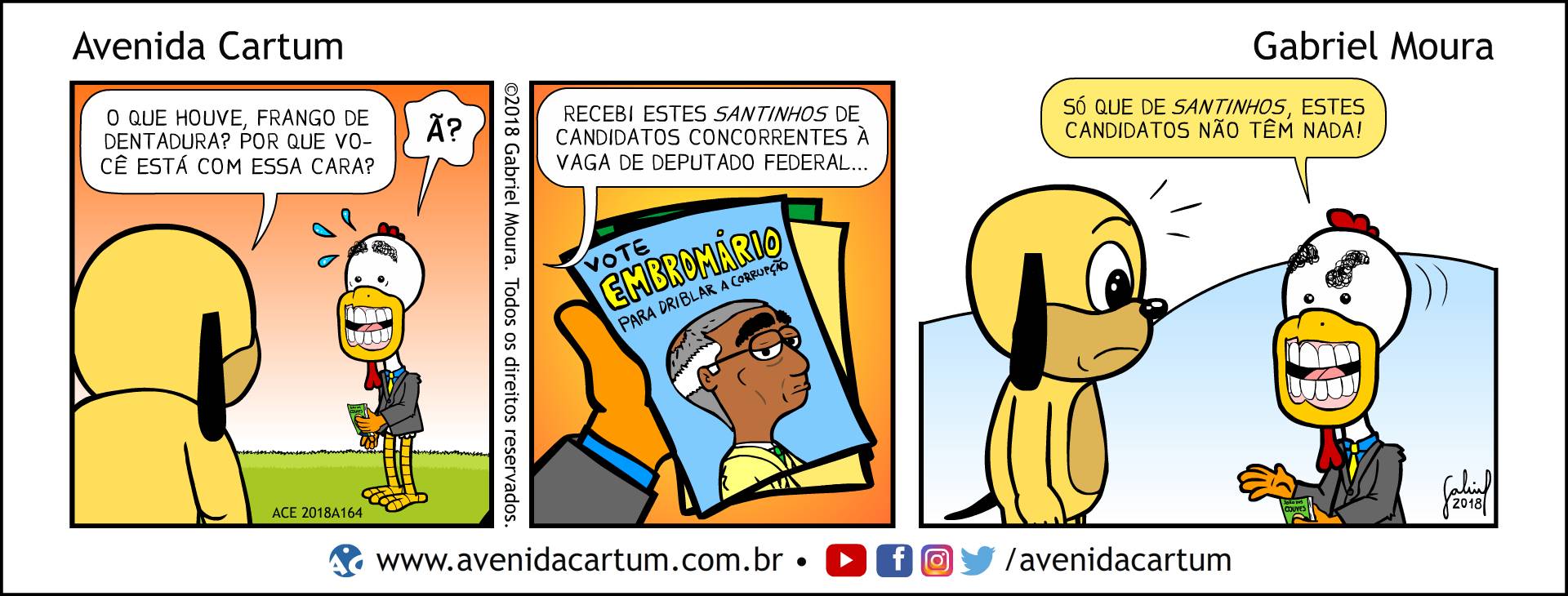 Santinhos nas Eleições: Histórias em Quadrinhos Infantis - Avenida Cartum