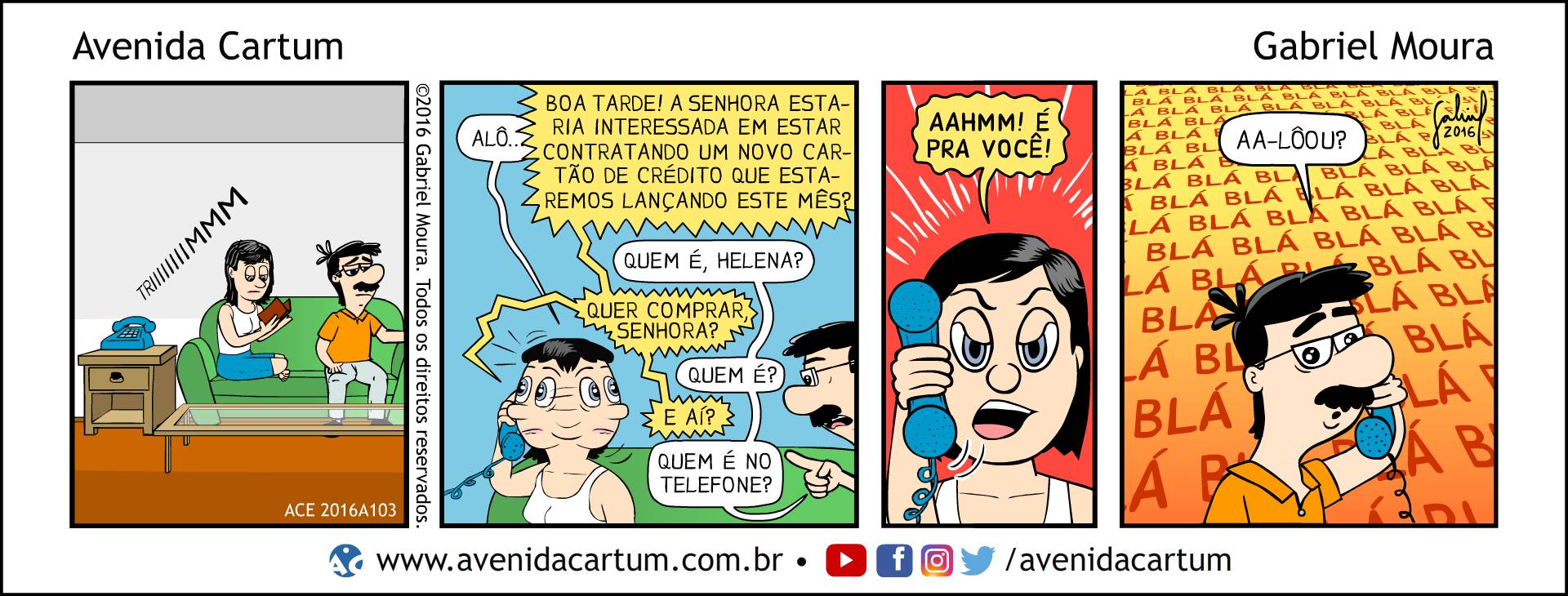 Telefone pra Você: Histórias em Quadrinhos Infantis - Avenida Cartum