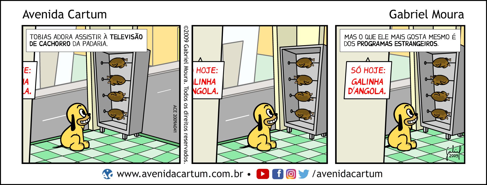 Televisão de Cachorro: Histórias em Quadrinhos Infantis - Avenida Cartum