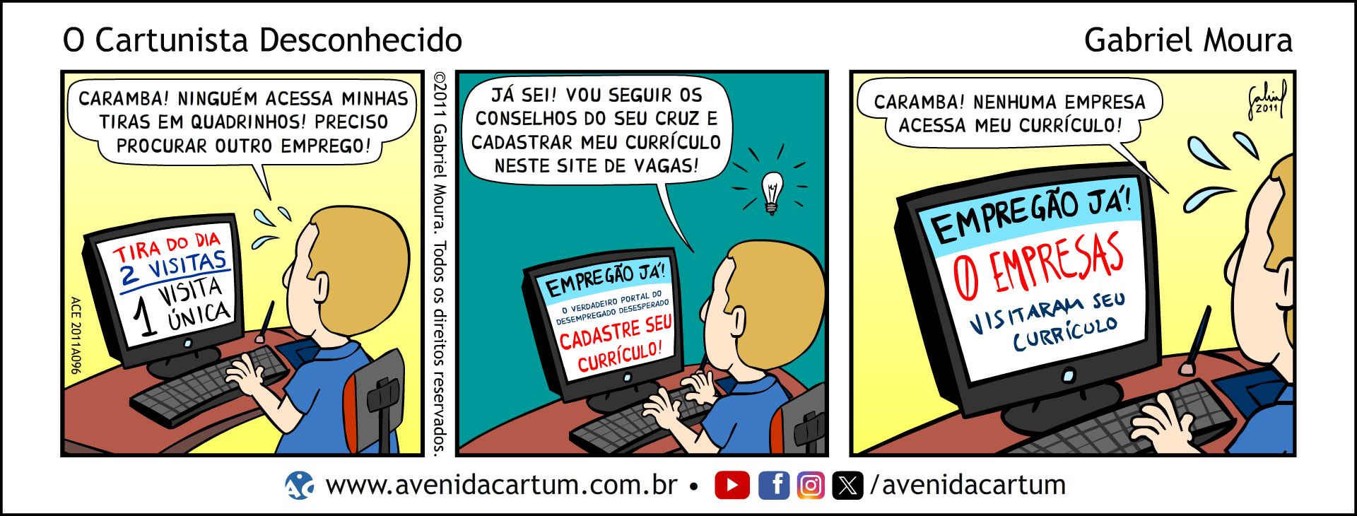 Vaga de Emprego para Cartunista: Histórias em Quadrinhos Infantis - Avenida Cartum
