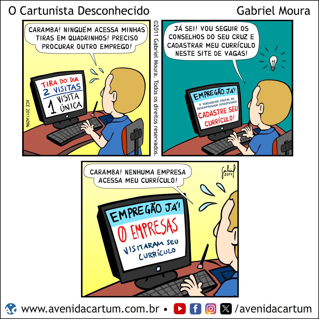 Vaga de Emprego para Cartunista: Histórias em Quadrinhos Infantis - Avenida Cartum