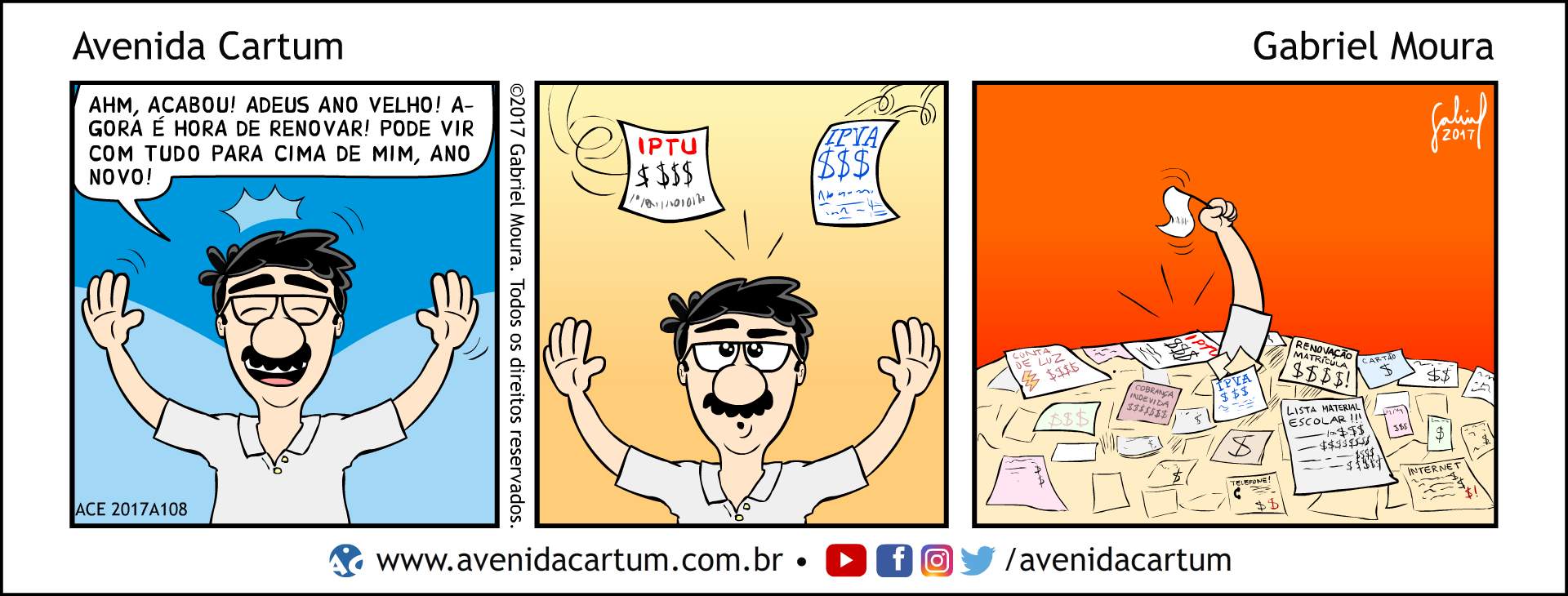 Vem Com Tudo, Ano Novo!: Histórias em Quadrinhos Infantis - Avenida Cartum