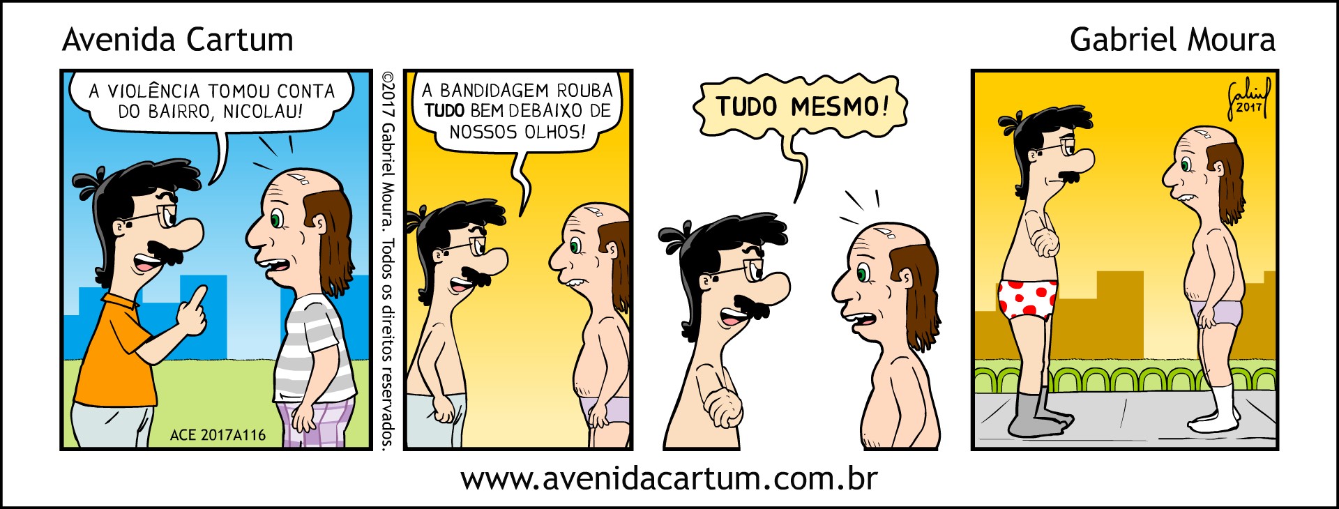 Violência no Bairro: Histórias em Quadrinhos Infantis - Avenida Cartum